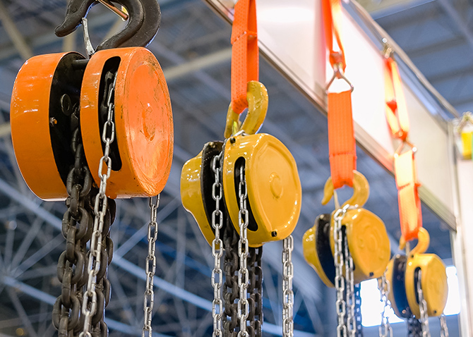 重量機械の据え付け